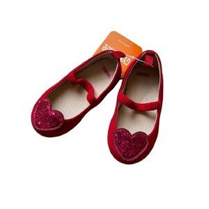 Gymboree Heart Flats - Slip-On Shoes - Size 5